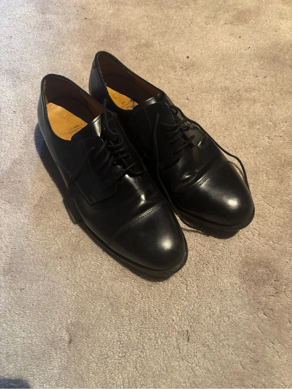 Cole Haan Black Leather Dress Shoes